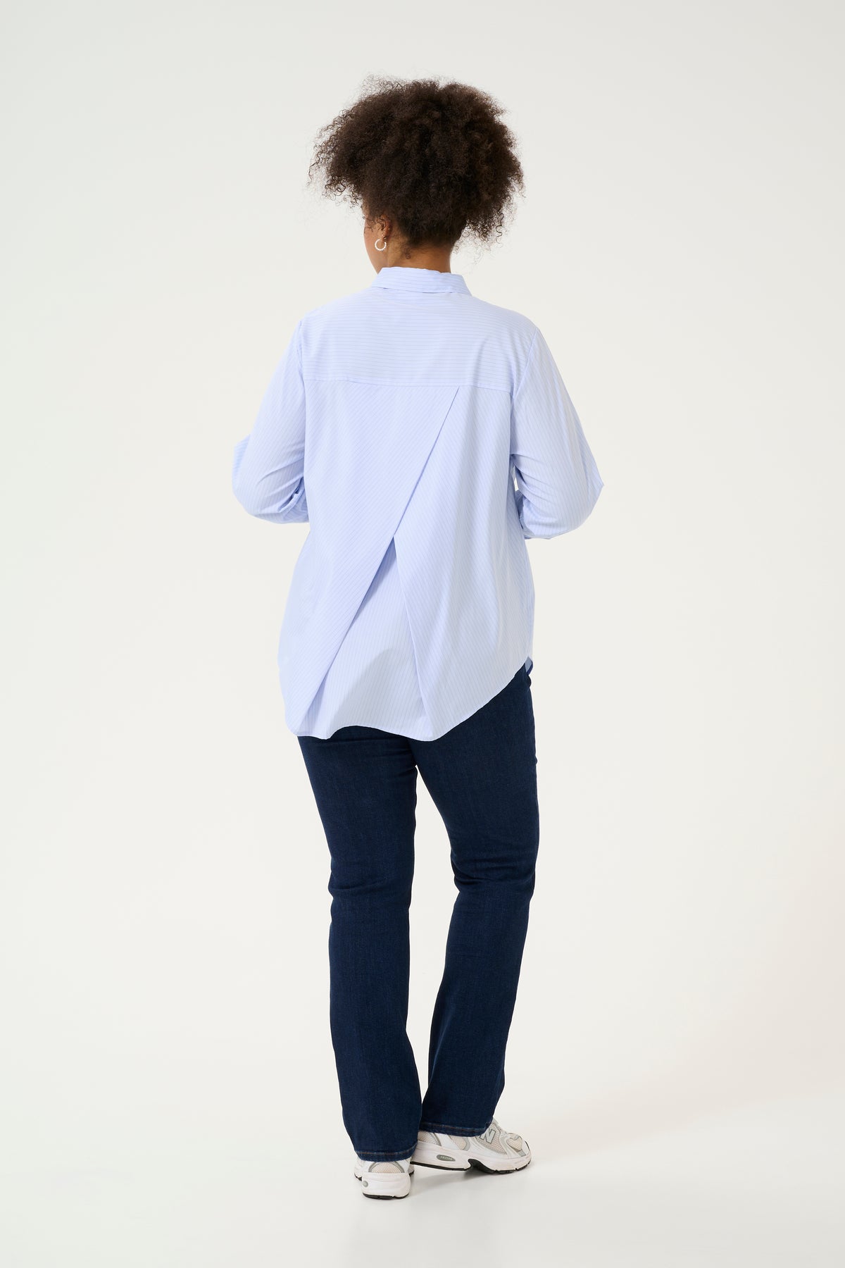 Kaffe Curve Tiara Shirt in Blue