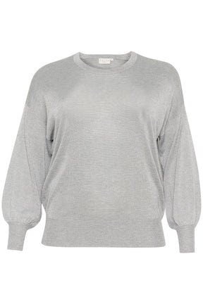 Kaffe Curve Ankia Knit Jumper in Grey