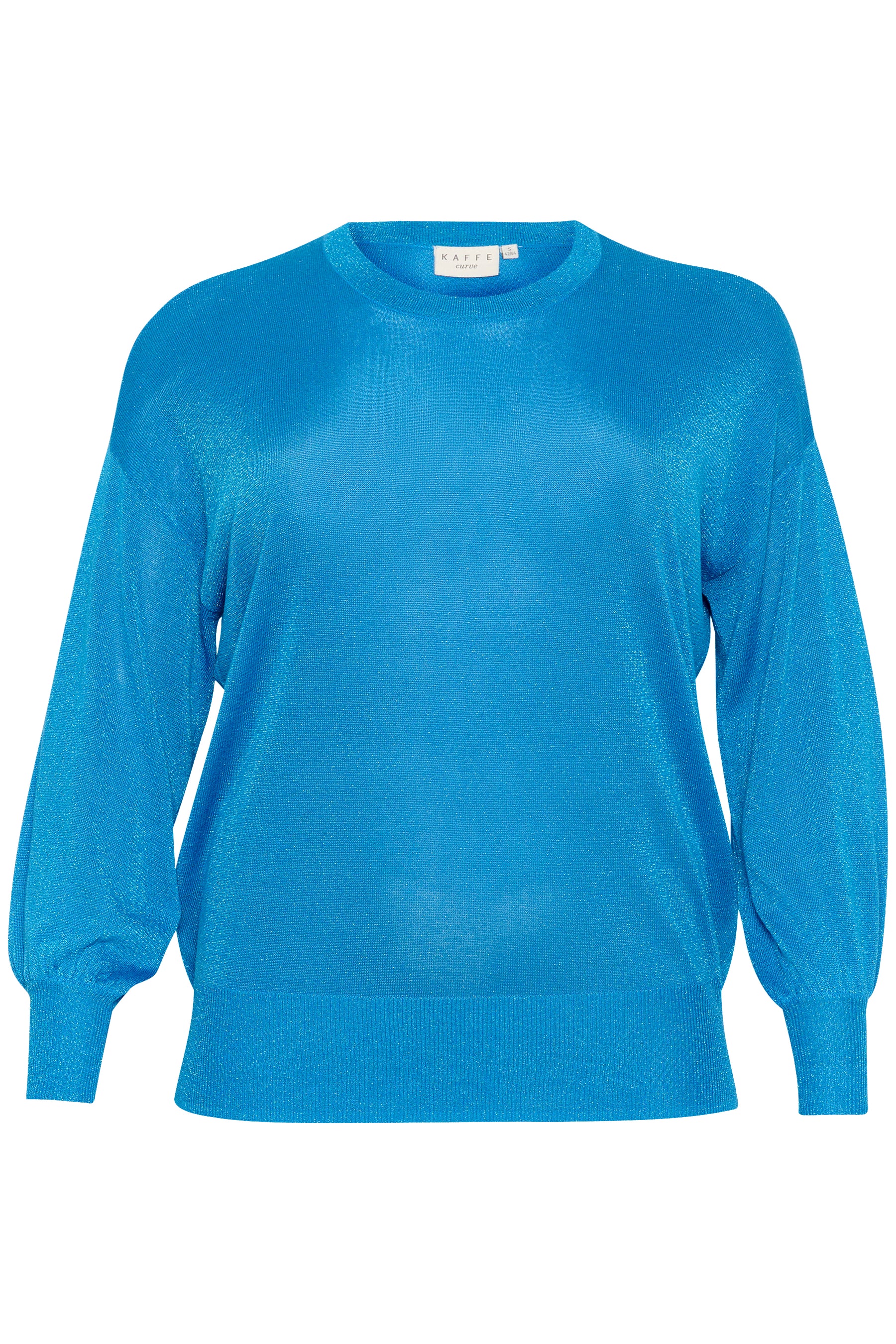 Kaffe Curve Ankia Knit Jumper in Blue