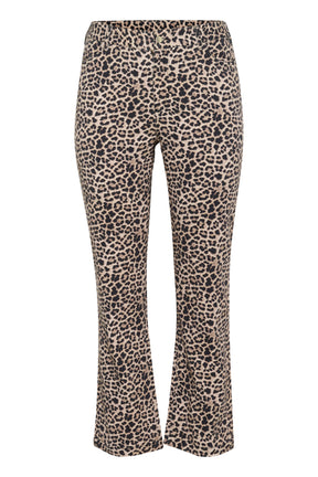 Kaffe Curve Linima Leopard Print Jeans