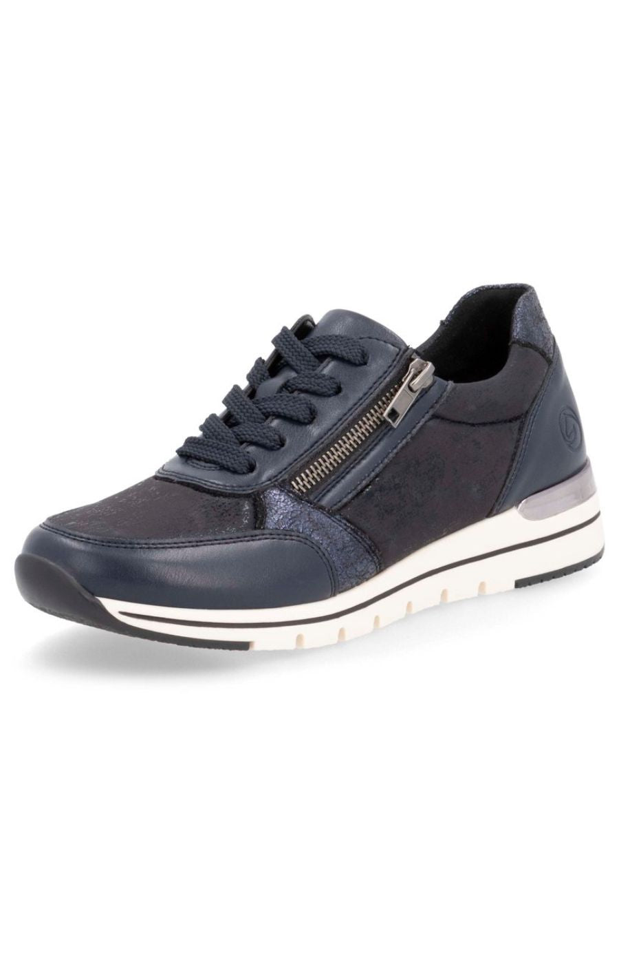 Remonte Trainers in Black/Navy