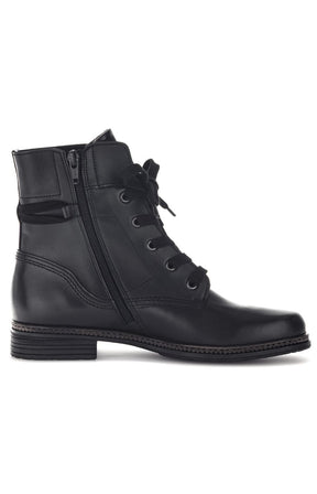 Gabor Lace-Up Boot in Black