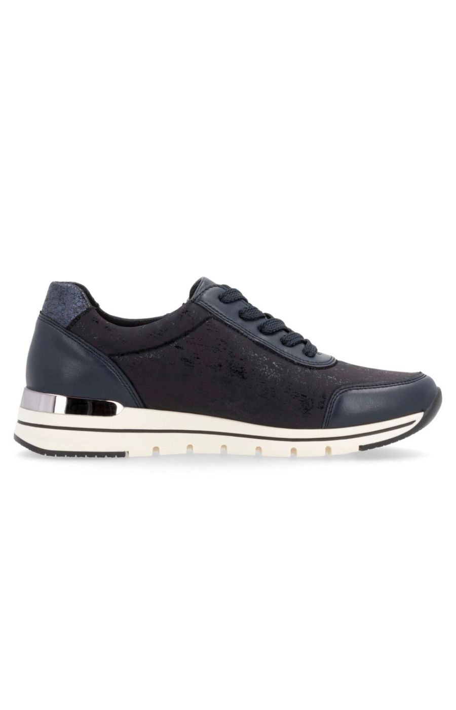 Remonte Trainers in Black/Navy