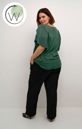 Kaffe Curve Mirana Blouse in Green