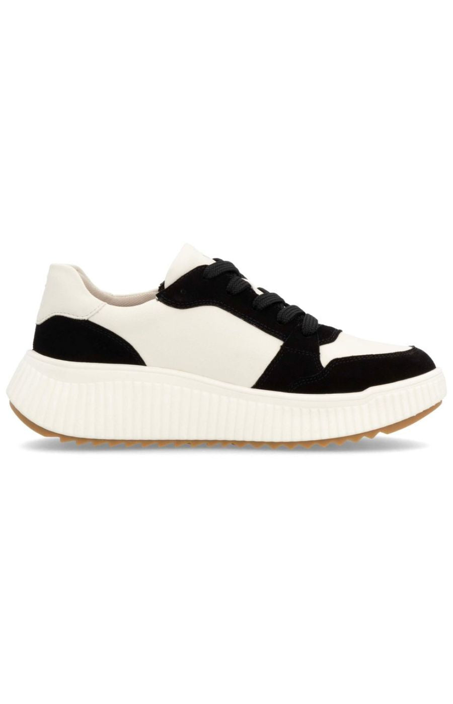 Rieker Trainer in White and Black