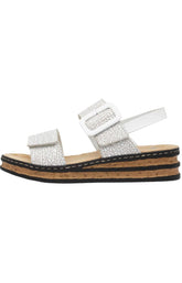 Rieker Buckled Wedge Sandal