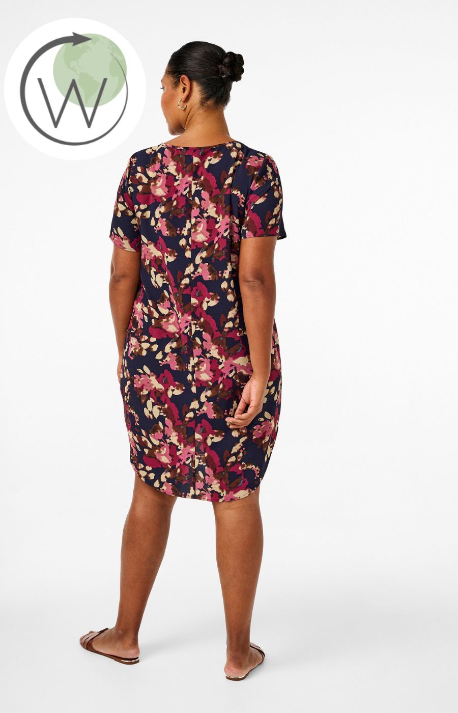 Zizzi Anni Dress in Floral Print