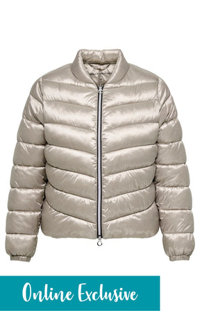 Only Carmakoma Vega Jacket in Silver