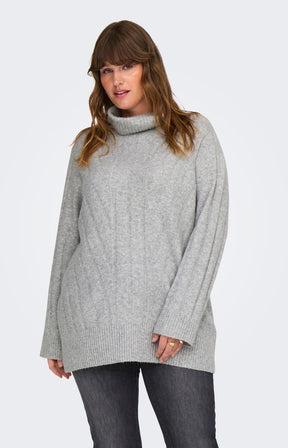 Only Carmakoma Jeanett Knit Jumper in Grey