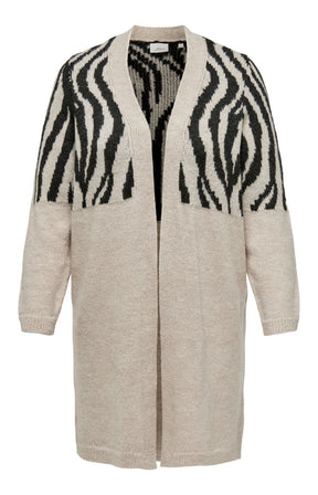 Only Carmakoma Jade Cardigan in Zebra