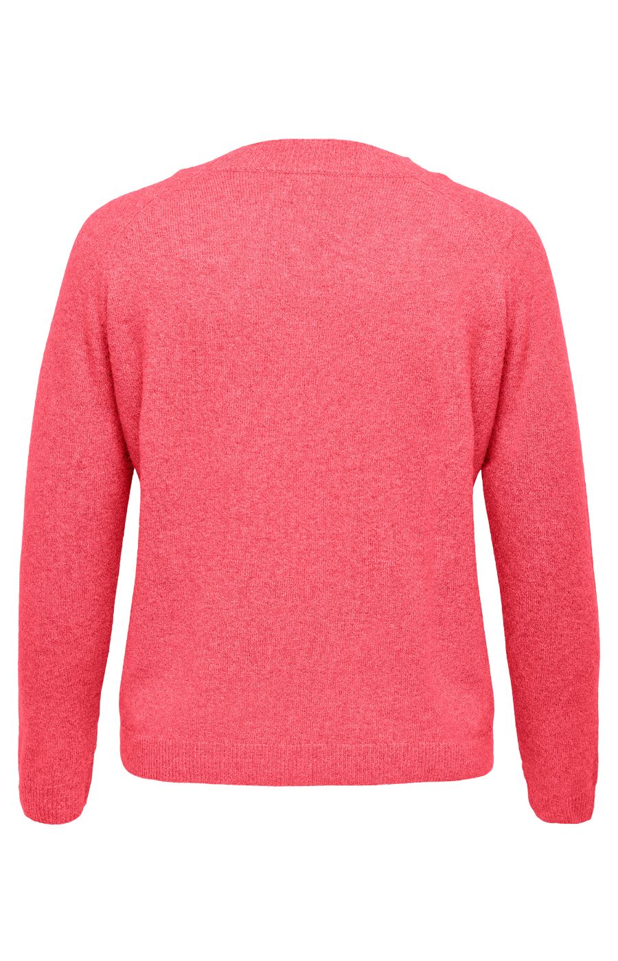 Only Carmakoma Rica Knit Jumper in Coral