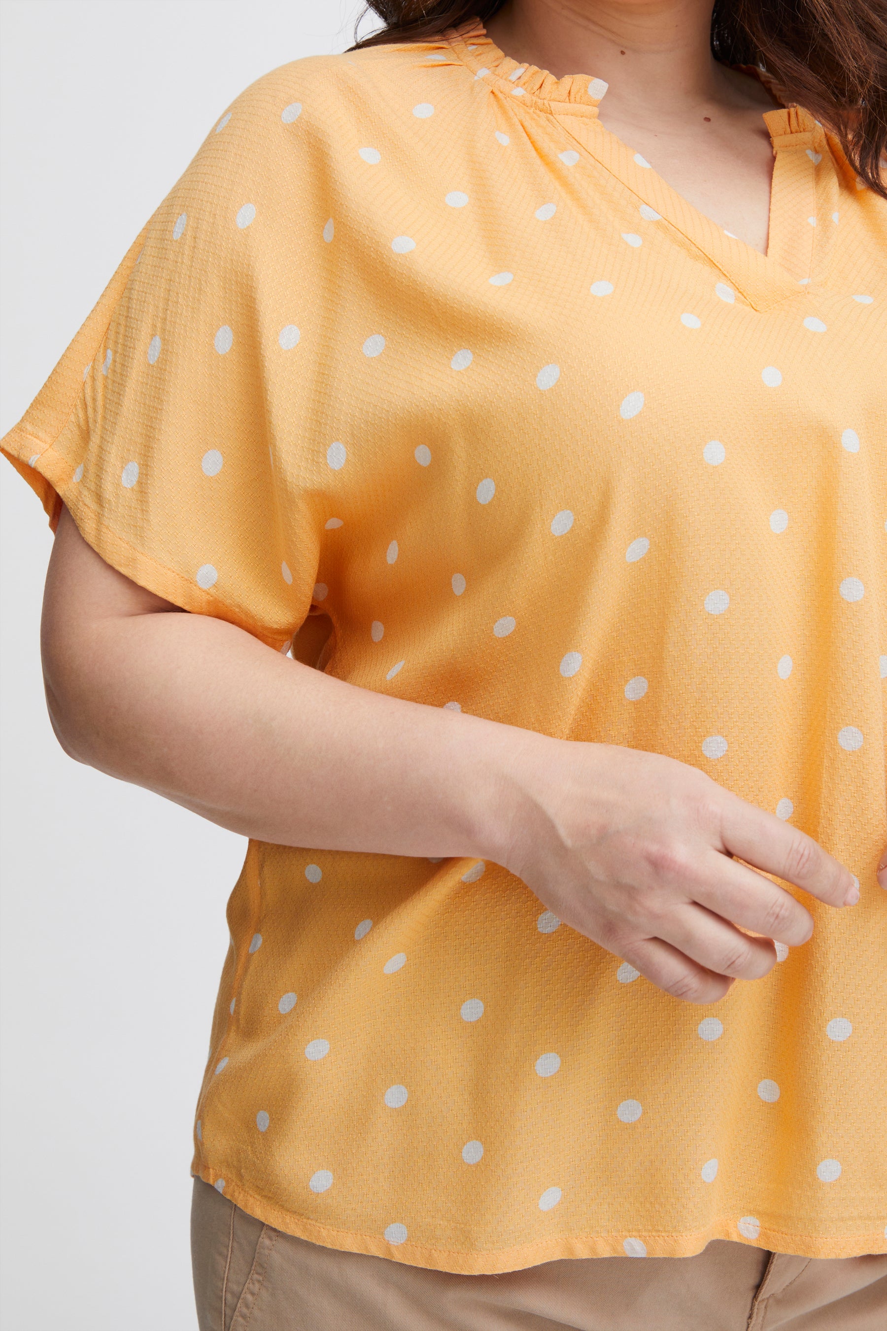 Simple Wish Kamma Blouse in Orange