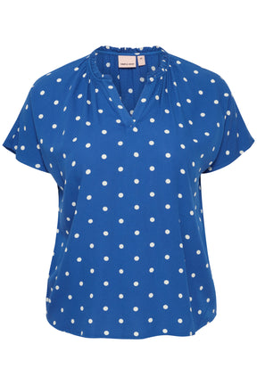 Simple Wish Kamma Blouse in Blue