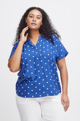 Simple Wish Kamma Blouse in Blue