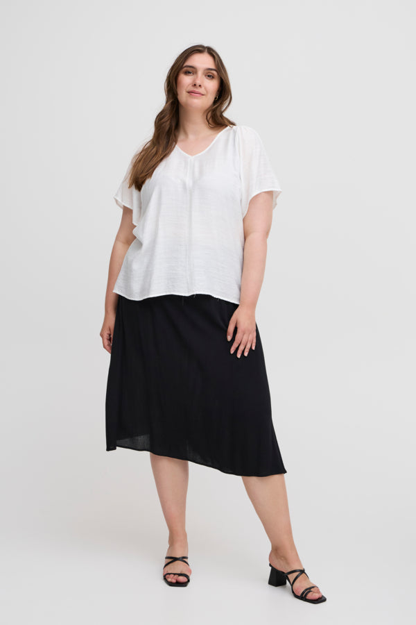 Simple Wish Mea Blouse in White