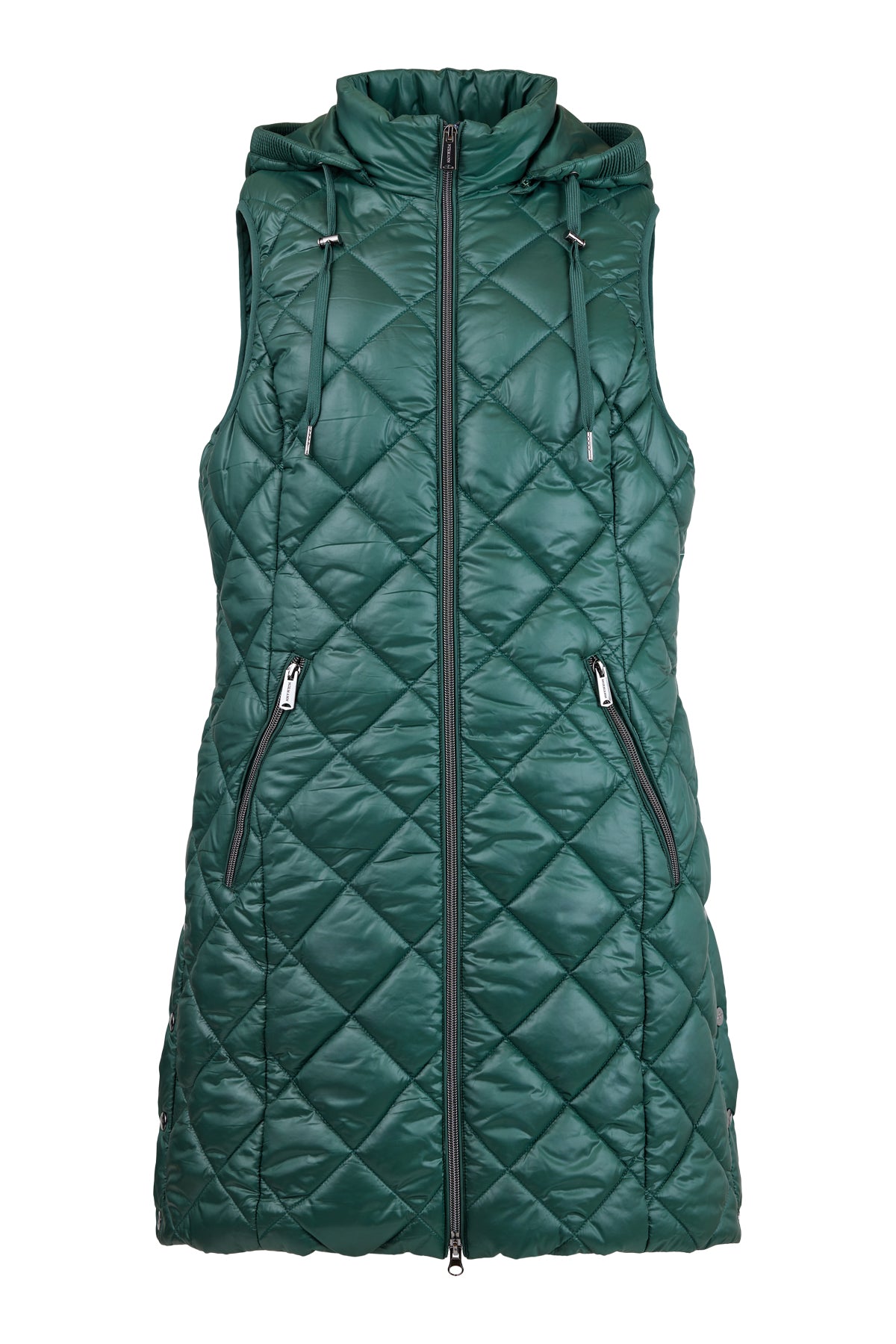 Normann Quilted Gilet in Green