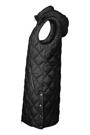 Normann Quilted Gilet in Black