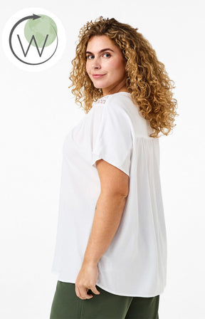 Zizzi Elna Blouse in White