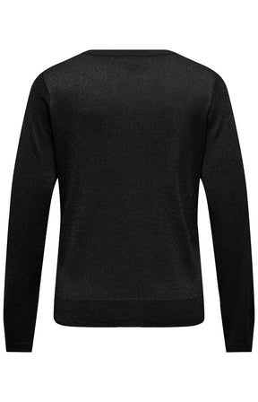 Only Carmakoma Mella Knit Top in Black