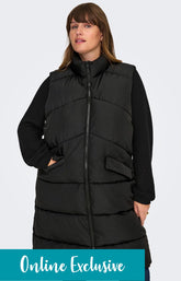 Only Carmakoma Matilde Gilet in Black