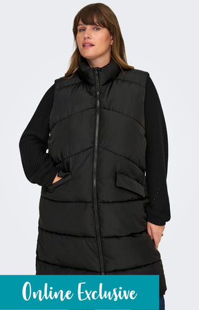 Only Carmakoma Matilde Gilet in Black