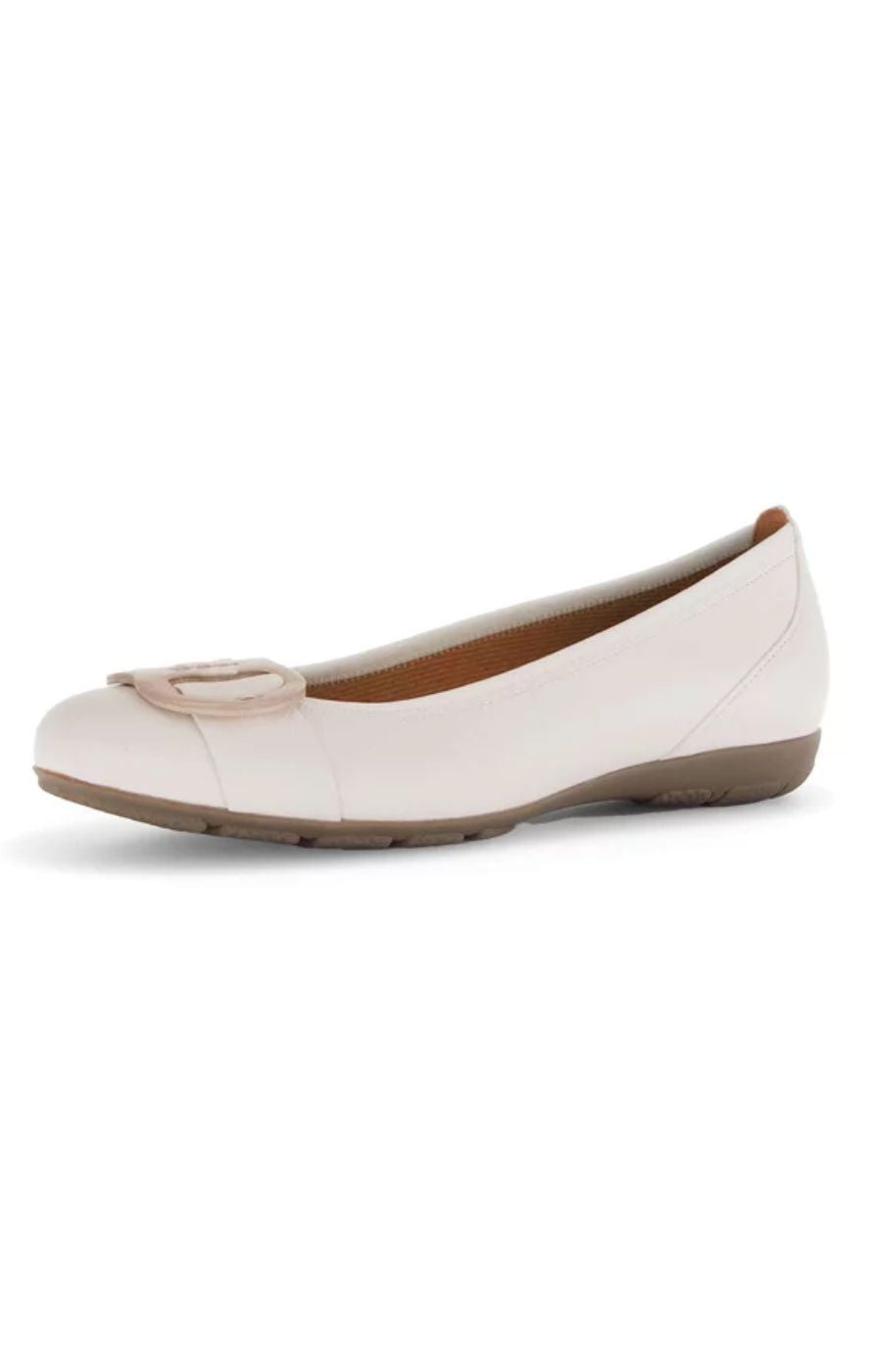 Gabor Cream Pump with Gold Buckle