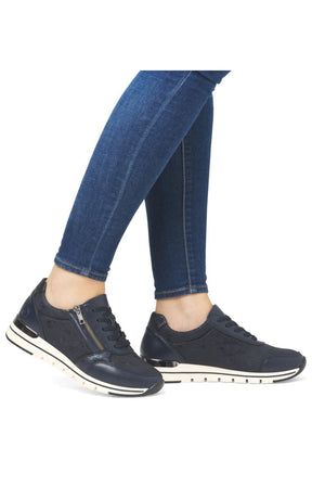 Remonte Trainers in Black/Navy