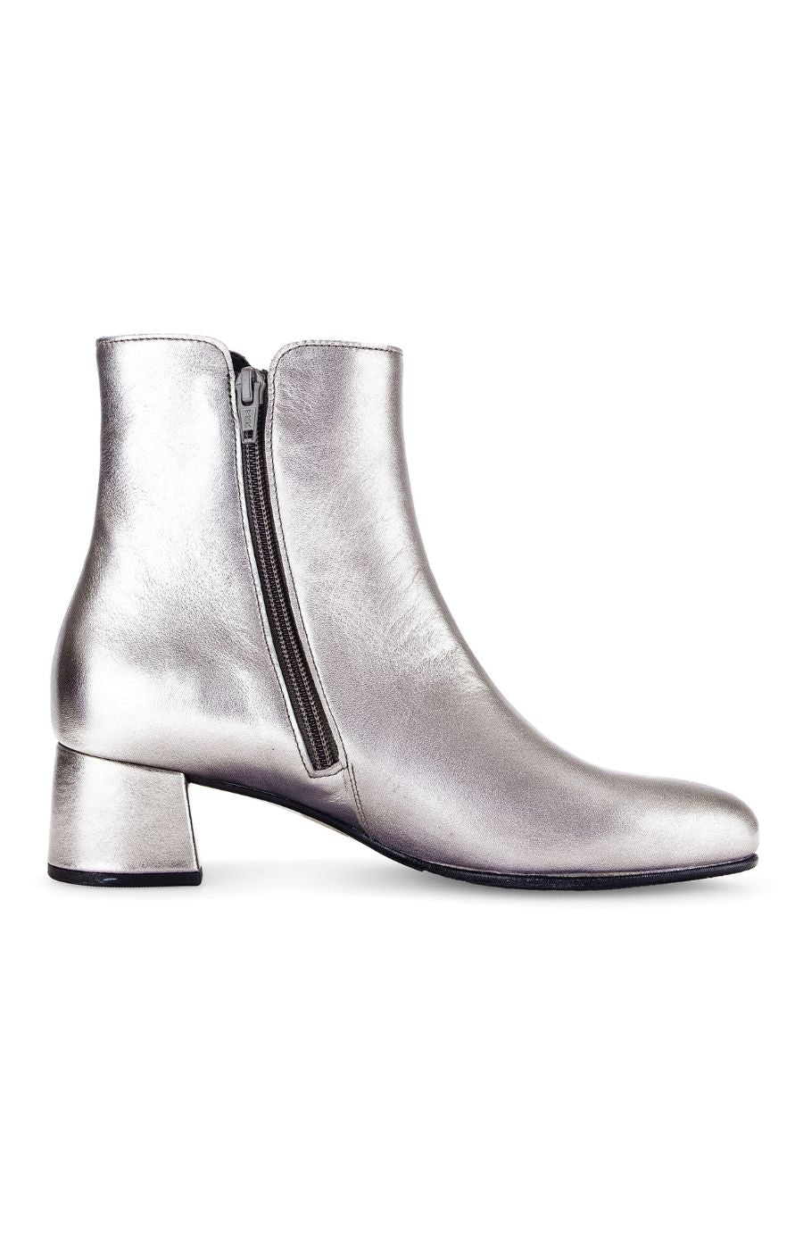 Gabor Silver Leather Boot