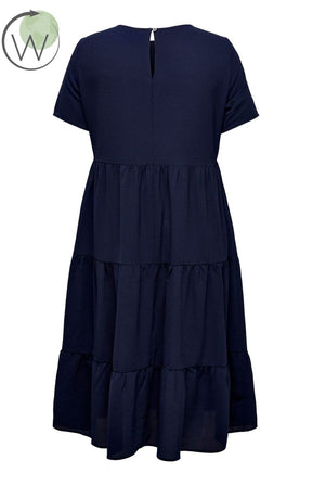 Only Carmakoma Lux Midi Dress in Navy