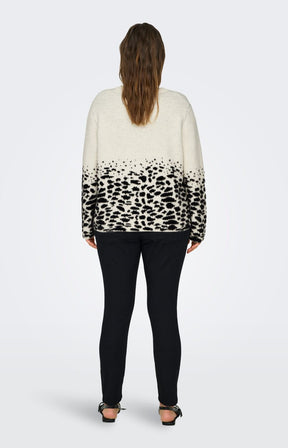 Only Carmakoma Anni Knit Jumper in Beige