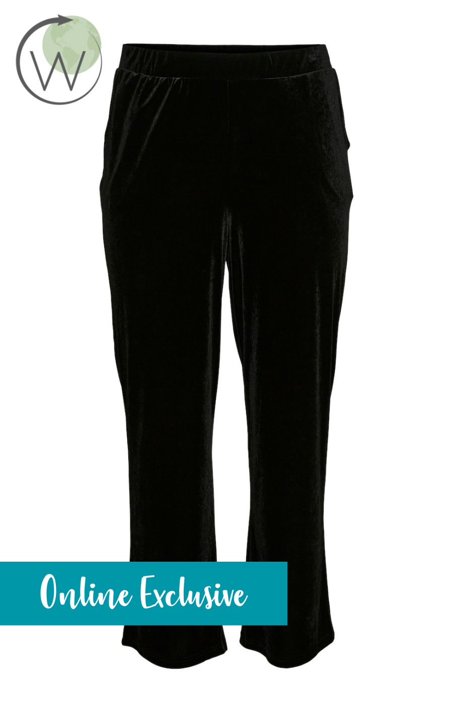 Vero Moda Curve Effie Trousers in Black