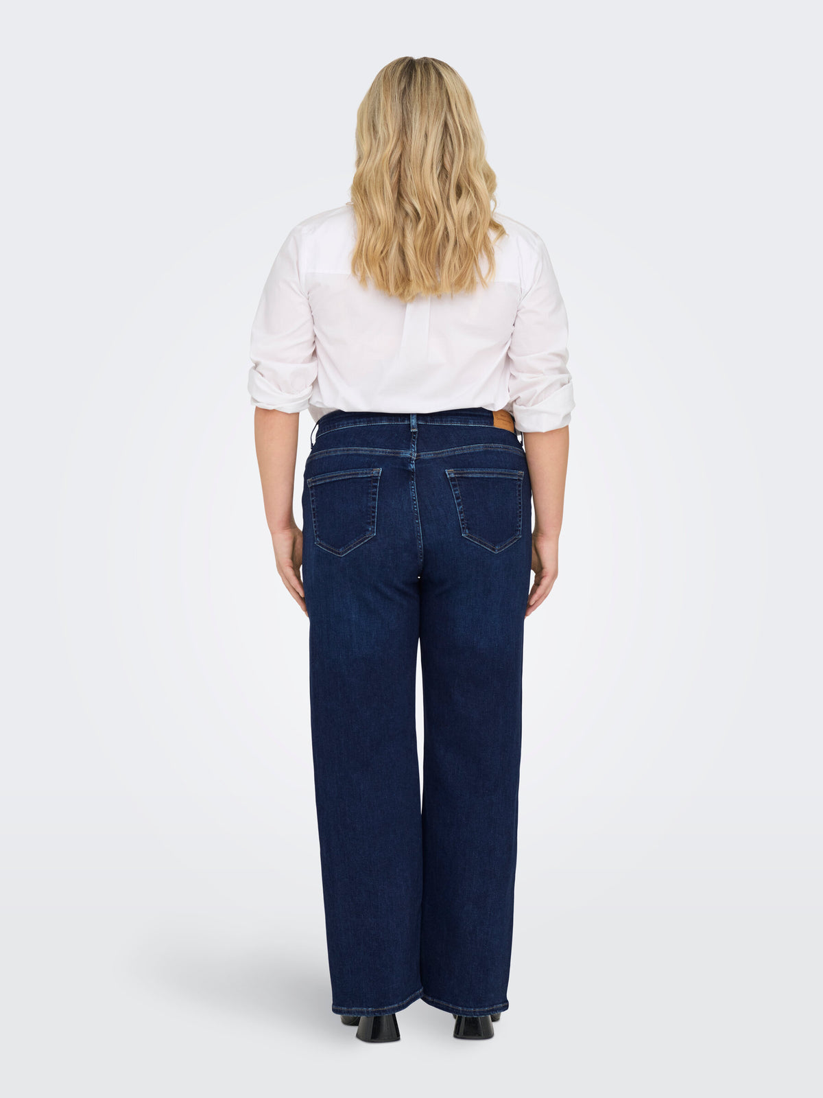 Only Carmakoma Willy Wide Jeans in Dark Blue