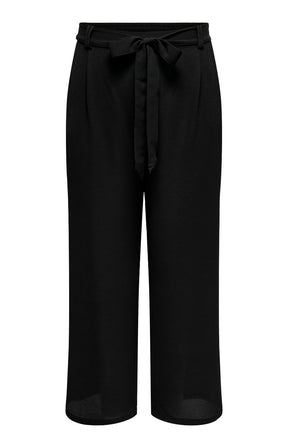 Only Carmakoma Lux Palazzo Trousers in Black