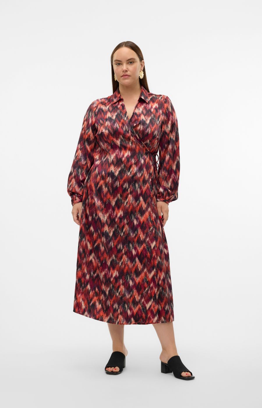 Vero Moda Curve Olympia Wrap Dress