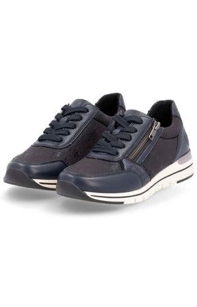 Remonte Trainers in Black/Navy