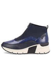 Rieker Zip Wedge Trainer in Blue