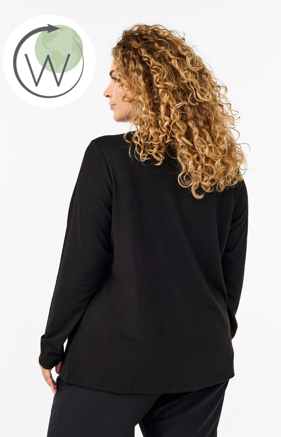 Zizzi Lucca Jumper in Black