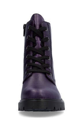 Rieker Purple Combat Boot