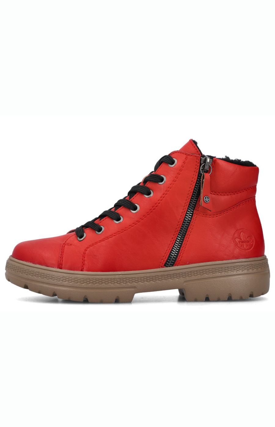 Rieker Ankle Boots in Red