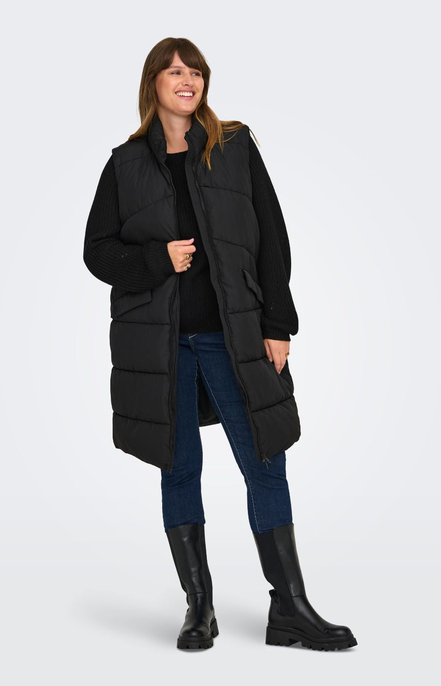 Only Carmakoma Matilde Gilet in Black