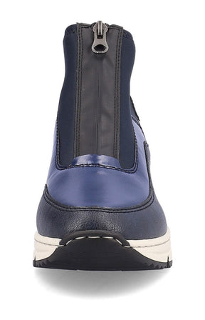 Rieker Zip Wedge Trainer in Blue