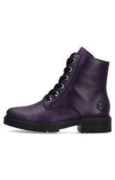 Rieker Purple Combat Boot