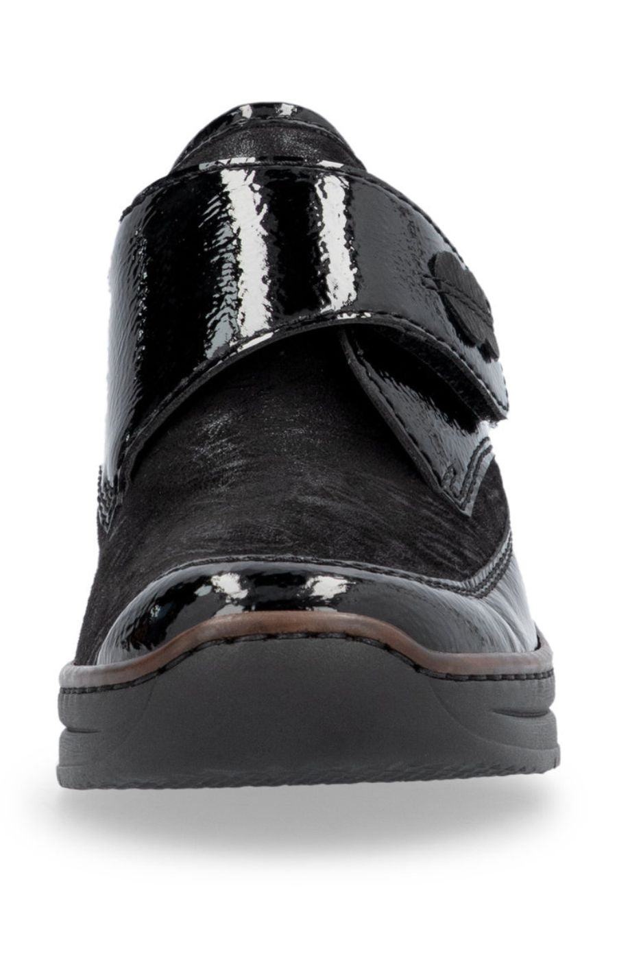 Rieker Velcro Strap Shoe Black