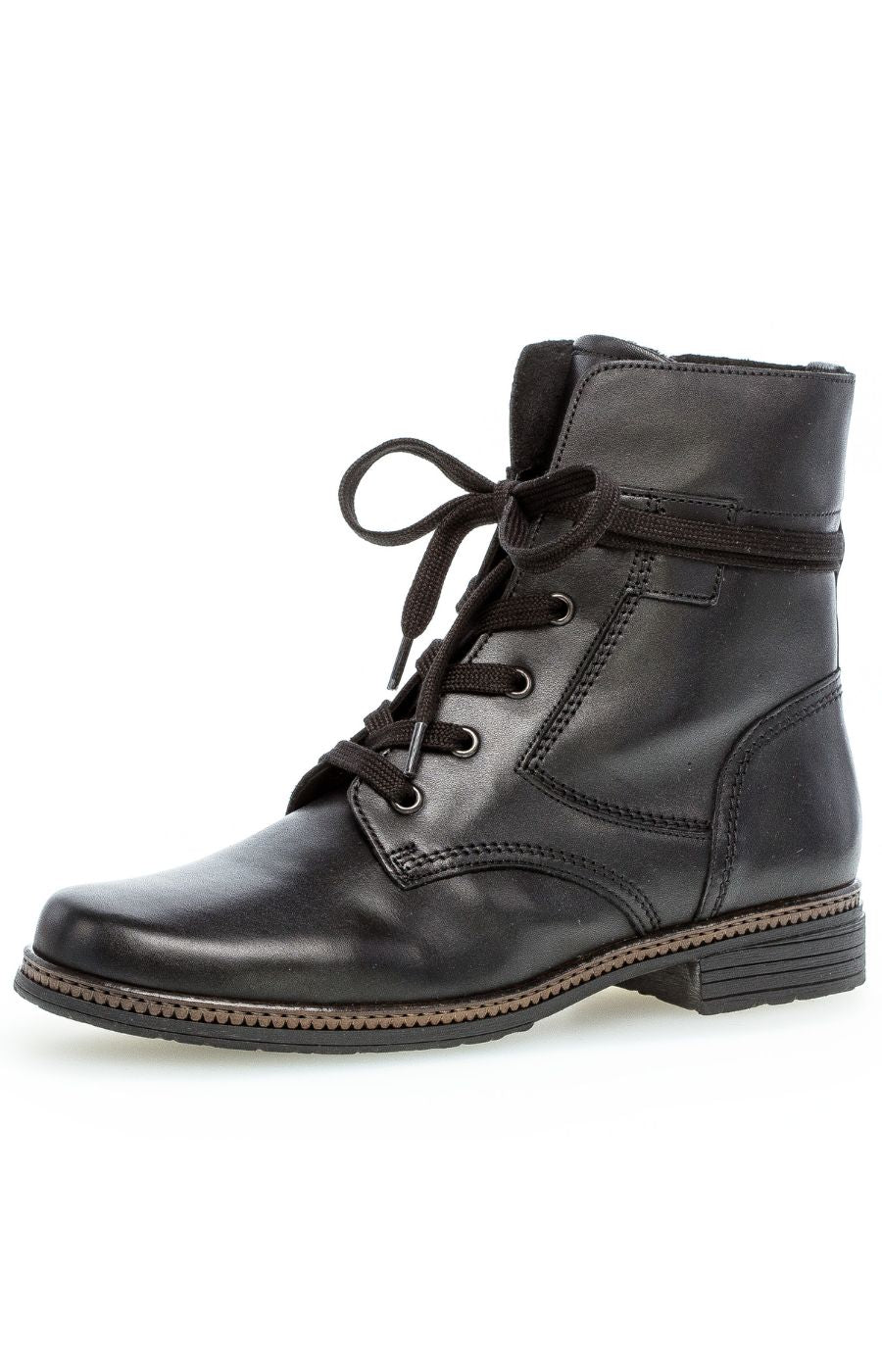 Gabor Lace-Up Boot in Black