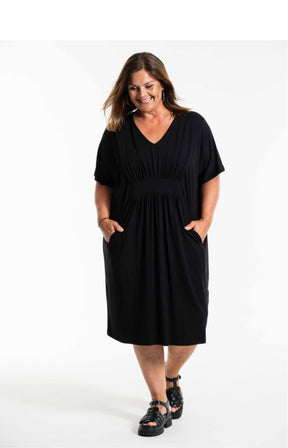 Gozzip Belina Dress in Black