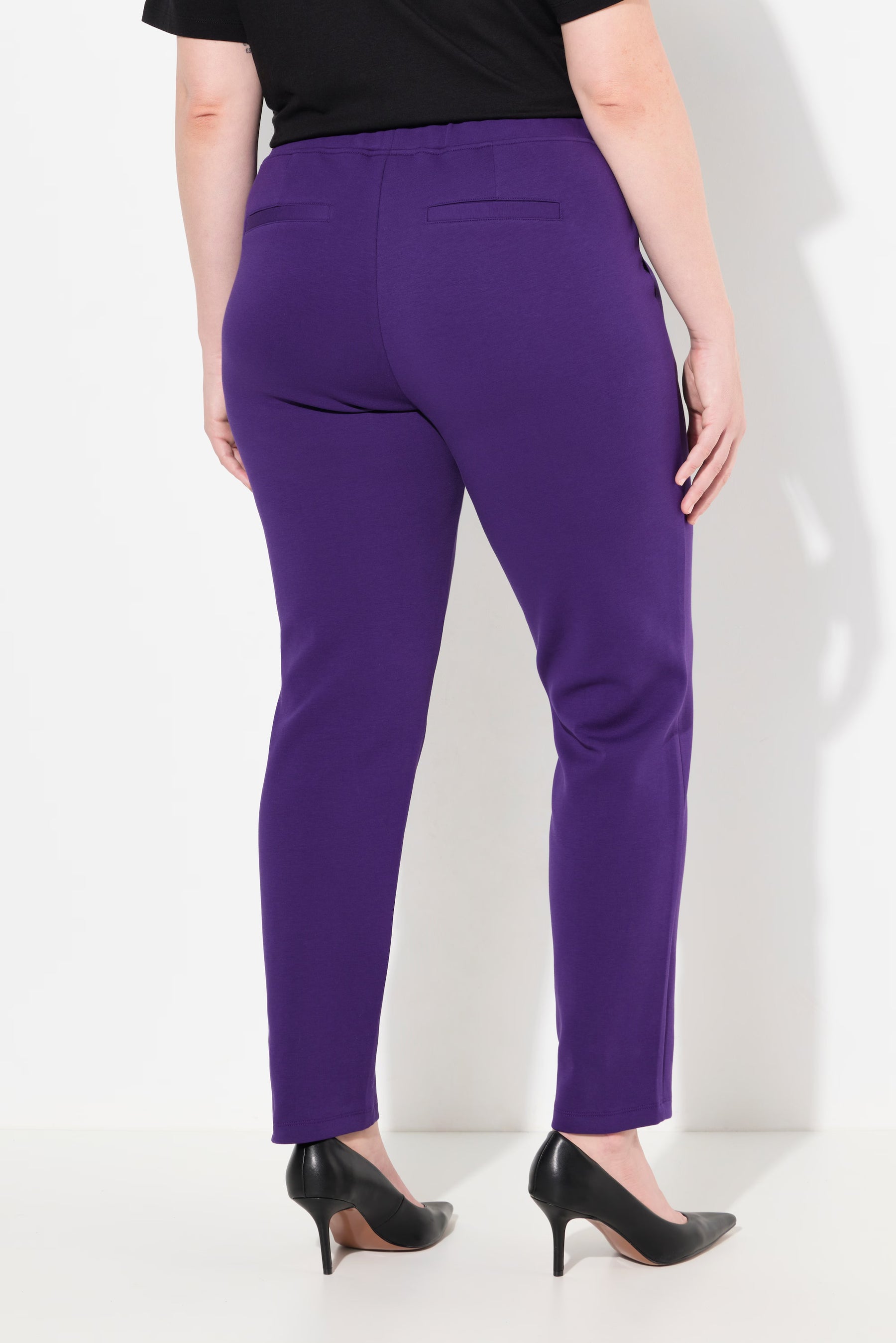 Ulla Popken Trousers in Purple