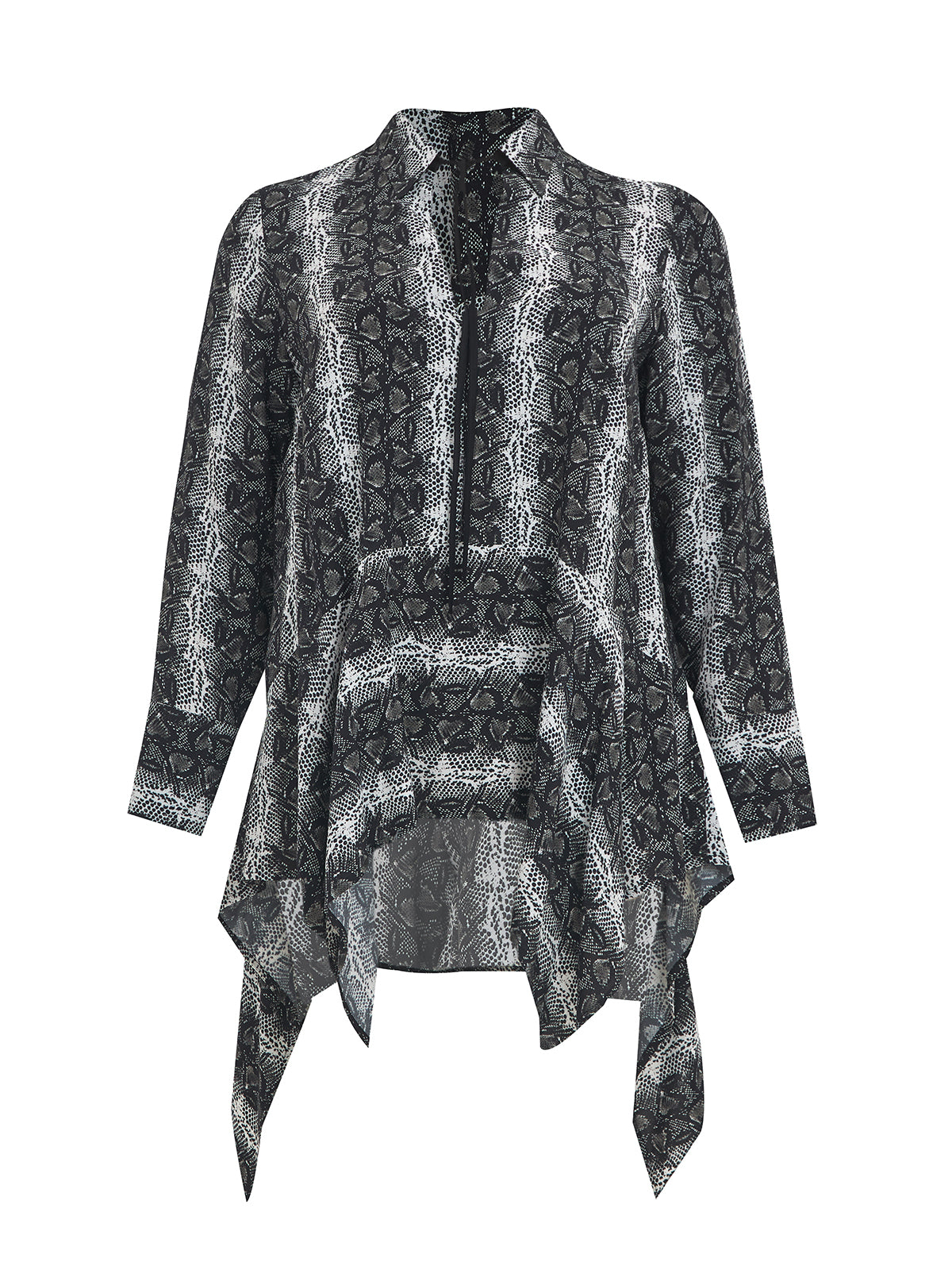 Mat Snake Print Tunic