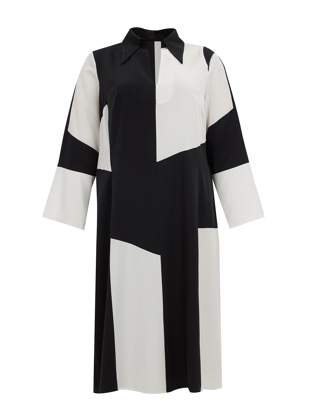 Mat Monochrome Dress