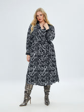 Mat Snake Print Button Down Dress