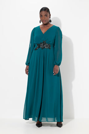 Ulla Popken Evening Dress in Green